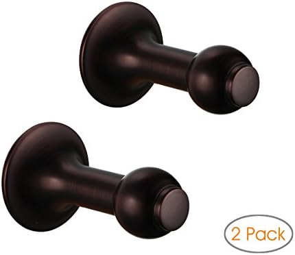 Towel Hook, Oil Rubbed Bronze Robe Hook Bathroom Wall Hook Heavy Duty, Solid Brass-RUSTPROOF (2 Pack)