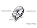 Mealguet Jewelry Genuine Tungsten Carbide Chinese Heart Sutra Engraved Domed Wedding Rings Band,Comfrot fit,Size 10