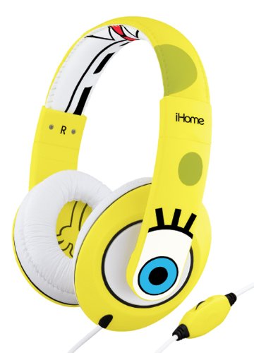 SpongeBob SquarePants Over-the-Ear Headphones with Volume Control, SB-M40