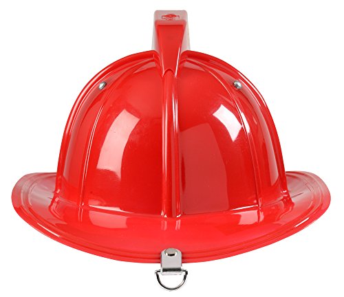 Jr. Fire Fighter Red Helmet w/Lights & Siren Costume Hat Child