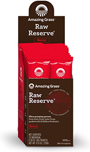 Amazing Grass Raw Reserve Berry Organic Green Superfood - Sachets by Amazing Grass