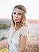 fxmimior Bridal Women Flower Vintage Bohemian Headbands Head Chain Crystal Halloween Headpiece Wedding Hair Jewelry (silver)