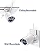 Cromorc 960P Surveillance Bullet Camera Waterproof Outdoor Indoor 3.6mm Lens IR Cut Day&Night Vision with 5DB Antenna with Bracket with Power Adapter