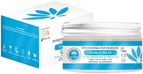 PHB Hydrating Jojoba Bead Exfoliator with Vanilla and Alsi Oil, 100 ml
