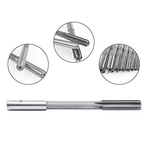 BUYGOO HSS H8 Straight Shank Chucking Machine Reamer Milling Cutter Tool Set 3/4/5/6/7/8/9/10mm Reamer Cutting Tool 8 pcs - Thumbnail 2