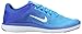 Nike Women's Flex 2016 RN Running Shoe, Glow/White/Racer Blue/Midnight Navy, 9 B US