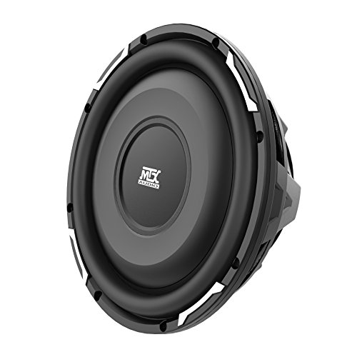 Brand New MTX Flat Piston FPR10-04 10â€ 600 Watts Peak / 300 Watts RMS 4 Ohm Shallow Car Audio Subwoofer with Patent Pending Flat Piston Design