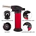 Butane Torch Lighter Refillable - Child Proof Lock - Professional Kitchen Hand Culinary Chef Mini Blow Torch - Perfect for Cooking, Food Melting, Sear, Creme Brulee, Glaze, Char, Baking.