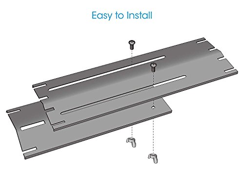 image for UNICOOK Gas Grill Heat Plate 4 Pack, Adjustable Stainless Steel Heat T