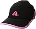 adidas Women's Adizero Relaxed Adjustable Performance Cap, Black/Twister Shock Pink/Shock Pink, One Size