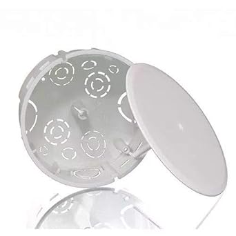 IDE D70 IP33 Caja de Derivación de Empotrar con Tapa de Garra Plástica, Blanco, 73mm Diámetro, 42mm Altura: Amazon.es: Industria, empresas y ciencia