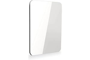 Tooackl Magnetic Locker Mirror(5 ¼" x 7") - Adhesive-Backed Shatterproof Safety Acrylic Mirror for Bathroom, School Lockers, Gym (Anti-Scratch, Lightweight, Dorm Refrigerator)