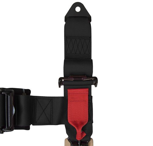 STVMotorsports 4 Point Shoulder Harness Set - 2" Pads - Universal H-Type - Bolt in - Latch and Link Quick Release - for Off-Road, UTV, Trucks, Side by Side (Pair) (Black)