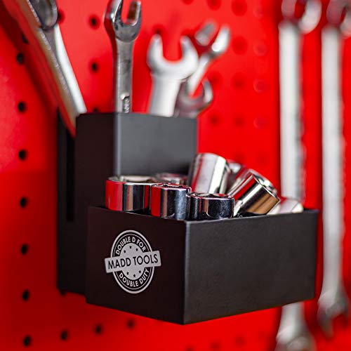 Metal Pegboard Tape Measure Holder 30 Improved Model Black Pegboard Accessories Woodworking