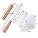 Guitar Luthier Tool Kit Including 1Piece Guitar Fret Crowning Luthier File, 1Piece Stainless Steel Fret Rocker, 2 Pcs Fingerboard Guards Protectors and 2 Pcs Grinding Stone for Guitar