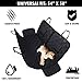 JACO ProtectPro Dog Car Seat Cover for Back Seat | Heavy Duty Pet Seat Protector Hammock (Universal)