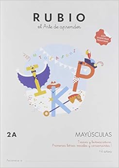 Book's Cover of Mayúsculas RUBIO 2A (Español) Grapado – Ilustrado, 14 enero 2019