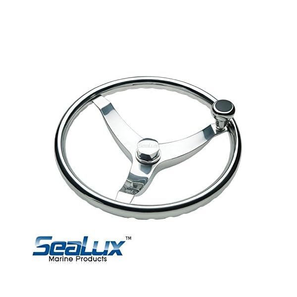 SeaLux-Marine-316-Stainless-Steel-12-20-Steering-Wheel-CenterHub-Nut-for-Teleflex-manual-helms-system-Boat-Yacht
