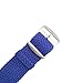 Wrist And Style Perlon Watch Strap (22mm, Light Blue)