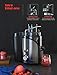 Homgeek Juicer, Juicer Machines with 3'' Wide Mouth, Dual Speed Centrifugal Juicer with Anti-Shake Design, Easy to Clean, BPA-FREE