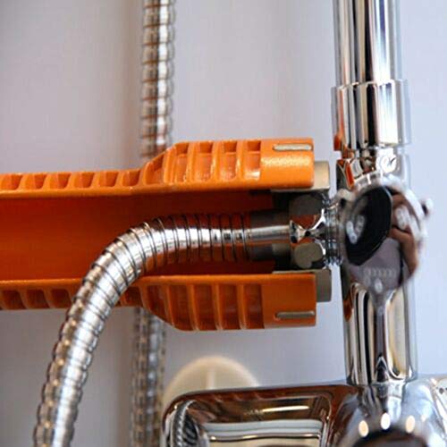 Wrench Hand Tools yanQxIzbiu Multifunctional Sink Faucet Socket Wrench Installer Water Pipe Spanner Tool - Orange - Thumbnail 3