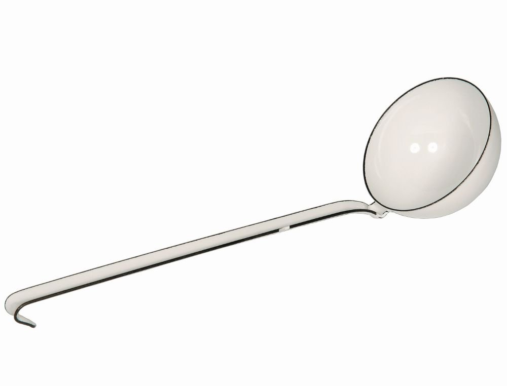 Riess Classic - White Ladle, Diameter- 7 cm Off White