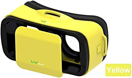 VR Headset V3 - Deep Immersive Virtual Reality Experience on 3D Movies & Games, Mini Compact Light Weight & Comfortable, fits iPhone Samsung Galaxy