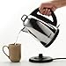 Aroma Housewares Hot H20 X-Press 1.5 Liter (6-Cup) Cordless Electric Water Kettle, Stainless Steel