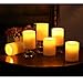 GiveU Flameless Realistic Led Candle With Remote Control, Battery Operated Flickering Candle With Timer For Indoor & Outdoor Decoration,3x4inches,6 Pack