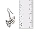 Comedy Tragedy Masks for Drama Theater and Actors Silver Finish Pewter Dangle Earrings