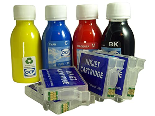 Kit-de-Recarga-para-Cartuchos-de-Tinta-Serie-29-29XL-Auto-reseteables-para-Expression-Home-XP-Cartuchos-Recargables-y-Accesorios-400-ML-Tinta