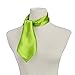 Pure Color Silk Feel Scarves Clothing Accessories Square Scarf Fashion Green