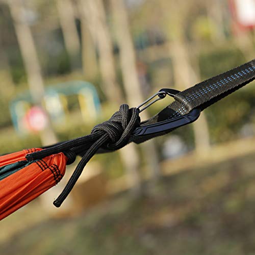Azarxis karabiner Schnellverschluss mit 1200kg Belastbarkeit, Rostfrei und Ultraleicht, Karabinerhaken Schlüsselanhänger aus Aluminium für Hängematte, Camping, Angeln – Bild 8