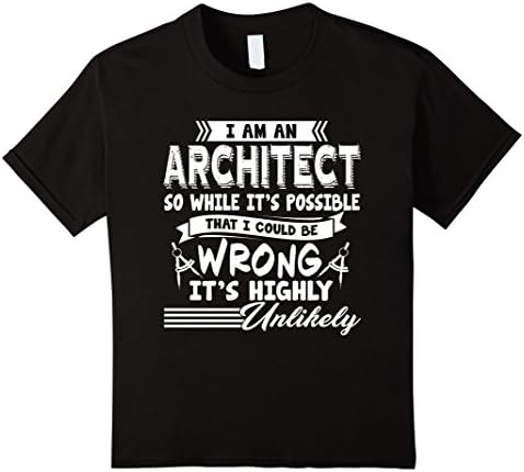 unisex-child Architect Shirt - I Am An Architect T shirts 4 Black
