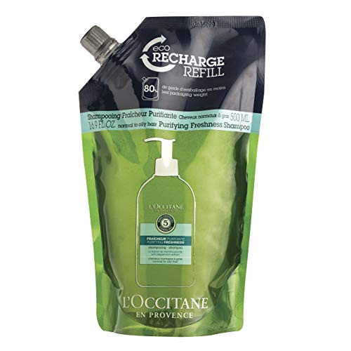 L'Occitane Aromachologie Purifying Freshness Shampoo Refill Enriched with 5 Essential Oils for