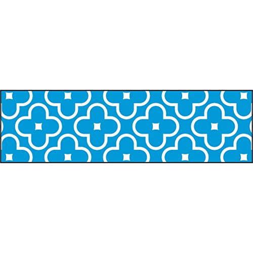 Trend Enterprises Floral Bolder Borders (11 Piece), 2-3/4" x 429"/35.75', Blue