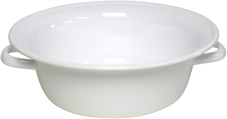 Amazon Co Jp 野田琺瑯 Nodahoro 小たらい 日本製 ホワイト 5 0l Ta 32 ホーム キッチン