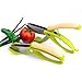 PIPIHUA Non-slip Grips Stainless Steel Chopped Salad Scissors Salad Tongs Salad chopper