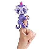 WowWee Fingerlings Interactive Baby Sloth Puppet, Marge (Purple)