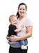 Baby Carrier 360° with Hip Seat by Brighter Elements – 8 Ergonomic Positions in 1 to Carry Your Baby or Toddler for All Seasons – Excellent Baby Shower Gift!
