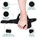 AVIDDA Bunion Corrector and Bunion Relief, Bunion Splint Big Toe Straightener Corrector Foot Pain Relief for Hallux Valgus Bunion Support Brace for Men Women (One Size) Black Single Left