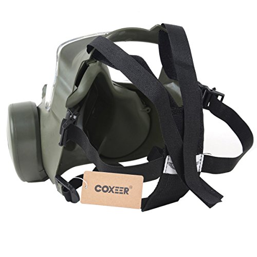 Coxeer M50 Airsoft Mask Full Face Skull CS Mask With Fan (Green) Buy