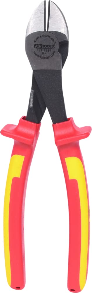 KS Tools Ergo Vde 200mm Diagonal Side Cutter