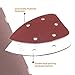 Coceca 100pcs Mouse Sander Pads, Detail Sandpaper Assorted 20 Each of 40 80 120 180 240 Grits, Hook and Loop Sanding Sheets for Detail Sander