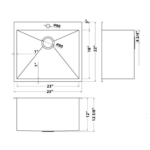 6 Ruvati+Topmount+Laundry+Utility+Stainless