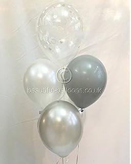 10 X Coco Bo Baby Co Tiffany Blue White Party Balloons