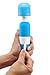 Magic Waterproof Therapeutic Massage Wand | 10 speeds for Muscle Aches & Recovery | Rechargable | Cordless & Portable | Supercharged | Great for Shiatsu, Swedish, Sports massage - Blue