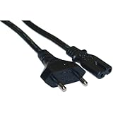 eDragon European NoteBook Power Cord, Europlug or CE 7/7 to C7, Non-Polarized, VDE Approved, 6 feet, 5 Pack Power Cable, (ED71217)