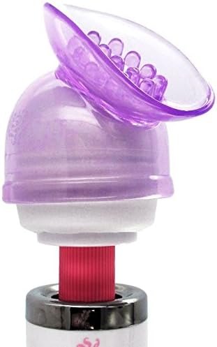 WET GOODZ Stimulate Me Lily Pod Tip Attachment TPR for Hitachi Magic Wand with Free Sample Lube