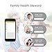 DEIK Body Fat Scale, Bluetooth Bathroom Scale with Smartphone APP, 18 Body Composition Analysis, High Precision Sensors, LCD Backlit Display, Include 3 AAA Batteries, Black